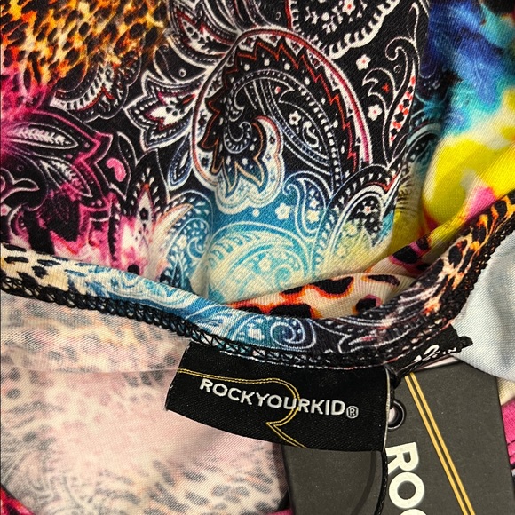 Rock Your Kid Abstract Leopard Waisted Dress - Picture 3 of 6